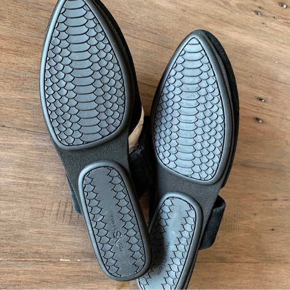 NWOT Yosi Samra Black Vicky Suede Mule - Picture 5 of 5